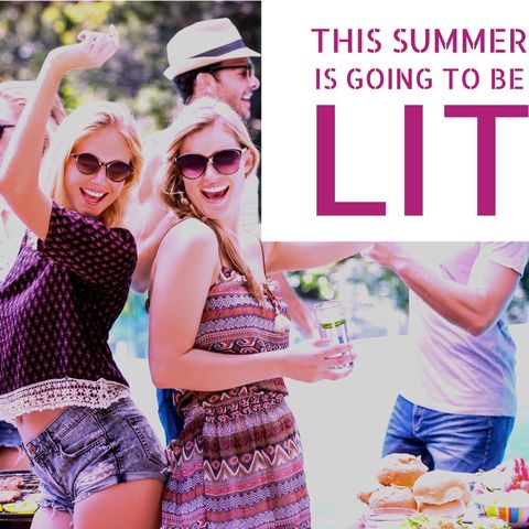 Joyful Moment of Friends Enjoying Outdoor Summer Party