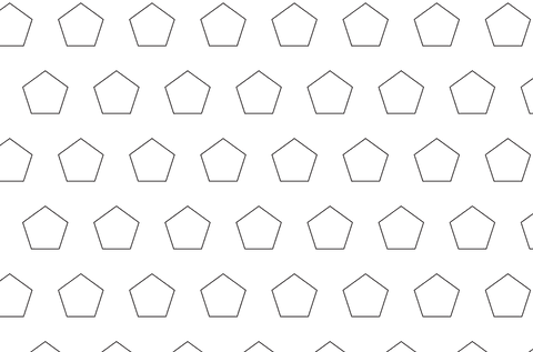 Black Pentagon Pattern on Transparent Background Design - Download Free Stock Videos Pikwizard.com