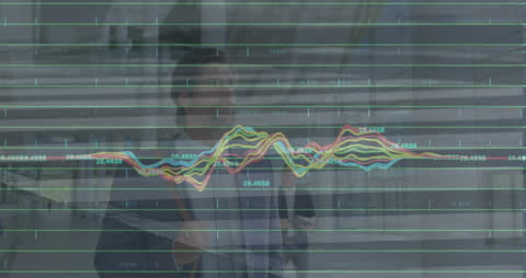 Digital Interface of Global Financial Data Animation