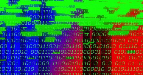 Abstract Digital Data Processing with Vivid Colors - Download Free Stock Images Pikwizard.com
