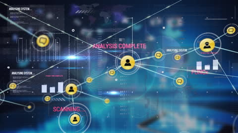 Digital Network Animation with Data and Analysis Technology