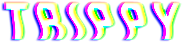 Colorful Trippy Transparent Text in Wavy Effect on White Background - Download Free Stock Videos Pikwizard.com