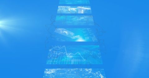 Medical Data Analytics on Digital Screens with Spinning Connections - Download Free Stock Images Pikwizard.com