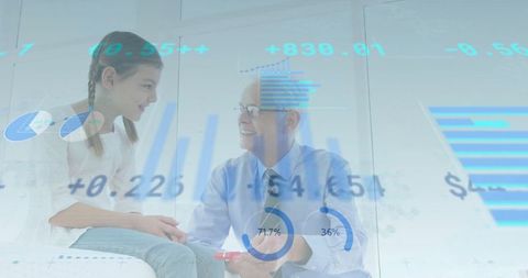 Father mentors daughter in data analytics using modern technology