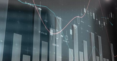 Financial Graphs and Cityscape Imaging Dynamic Economy Trends - Download Free Stock Images Pikwizard.com