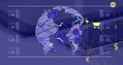 Global Digital Data Processing with High-Tech Interface