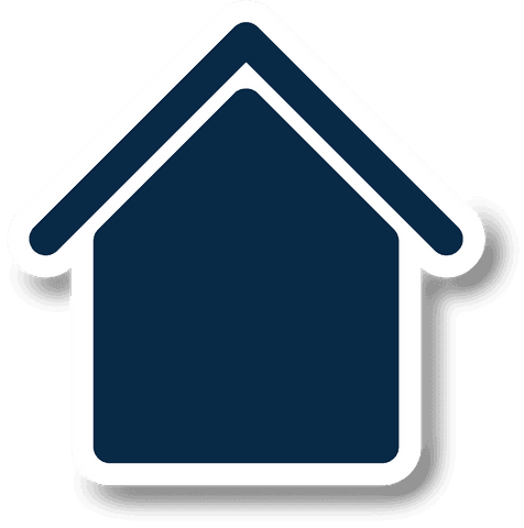 Transparent Vector Illustration of House Symbol in Blue - Download Free Stock Videos Pikwizard.com