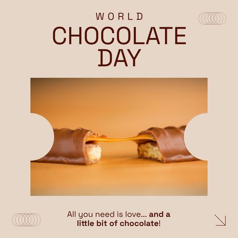 world chocolate day celebration chocolate bars and treats - Download Free Stock Templates Pikwizard.com