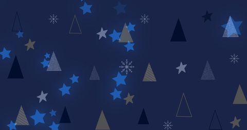 festive christmas stars and tree pattern background - Download Free Stock Images Pikwizard.com