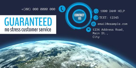 Global Accessibility Customer Support Service Banner - Download Free Stock Templates Pikwizard.com
