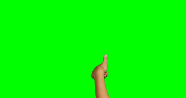 Hand Showing Thumb Up Gesture Isolated on Green Screen Background - Download Free Stock Images Pikwizard.com