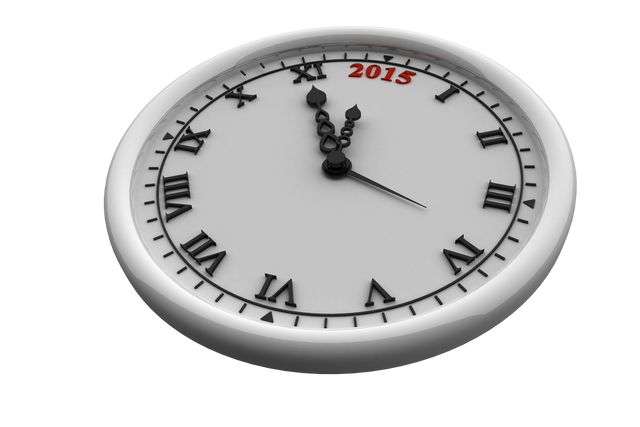 Transparent Clock Depicting 2015 Year Concept - Download Free Stock Videos Pikwizard.com