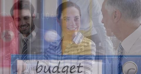 Business Professionals Analyzing Financial Data Strategically