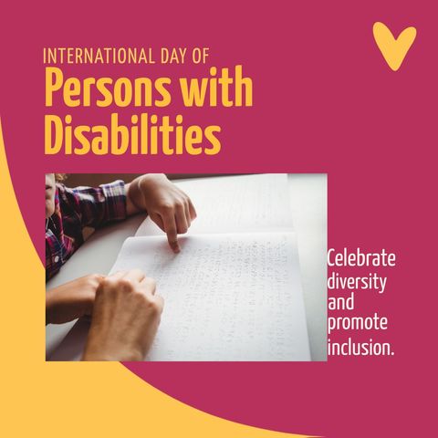 International Day Celebrating Persons with Disabilities and Braille Literacy - Download Free Stock Templates Pikwizard.com