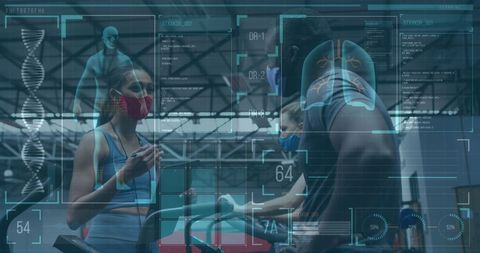 High-Tech Fitness Training with Biometric Data Integration