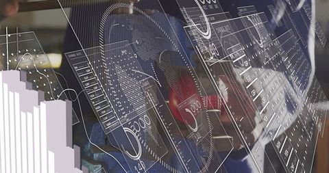 Technician engaging with interactive 3d vehicle diagnostic panel