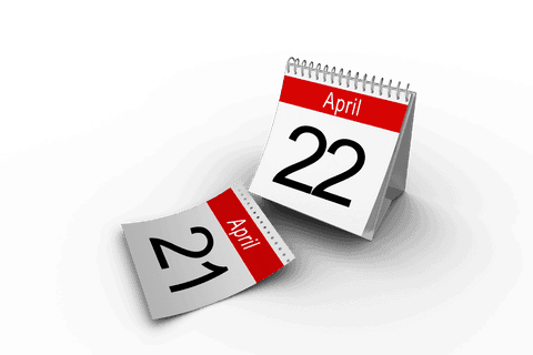 April Calendar Pages on Transparent Background PNG Illustration - Download Free Stock Videos Pikwizard.com