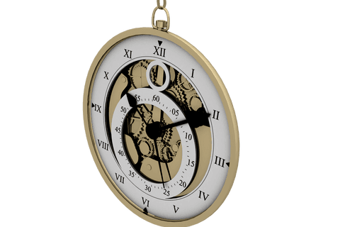 transparent antique pocket watch with visible gears - Download Free Stock Videos Pikwizard.com