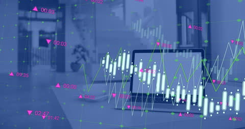 Digital Data Analytics and Technology Concept in Modern Office