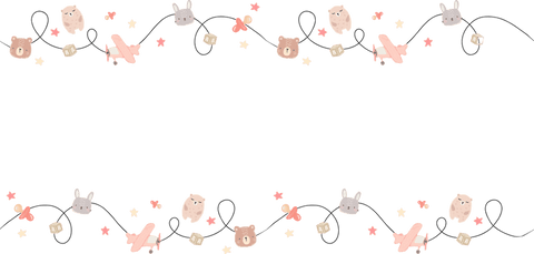 Whimsical Pastel Animal Garland on Transparent Background - Download Free Stock Videos Pikwizard.com