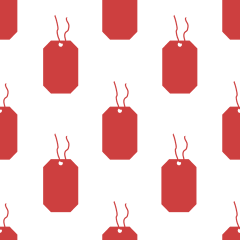 Seamless Red Tag Pattern on Transparent Background for Retail Design - Download Free Stock Videos Pikwizard.com