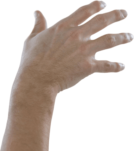 Transparent Hand Gesturing Isolated on White Background - Download Free Stock Videos Pikwizard.com
