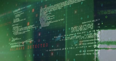 Cybersecurity Malware Threat Alert on Evolving Data Streams - Download Free Stock Images Pikwizard.com