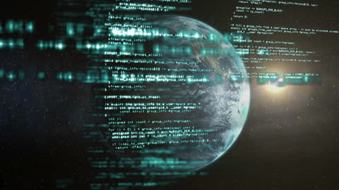 Global Data Stream on Earth with Digital Interface