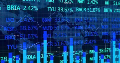 Global Financial Data Visualization with Stock Market Chart - Download Free Stock Images Pikwizard.com