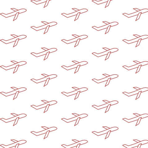red airplane pattern on transparent background, travel symbols - Download Free Stock Videos Pikwizard.com