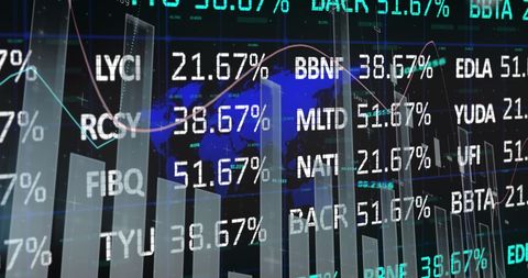 Digital Visualization of Global Stock Market Data Processing