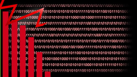 Binary Code with Declining Graph Trend Concept