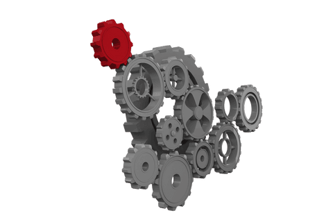 transparent cogs illustration showcasing engineering teamwork - Download Free Stock Videos Pikwizard.com