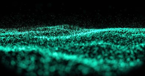 abstract green digital wave background in 3d rendering - Download Free Stock Images Pikwizard.com
