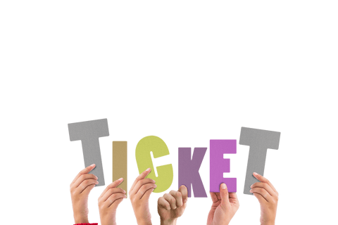 hands holding colorful transparent ticket letters - Download Free Stock Videos Pikwizard.com