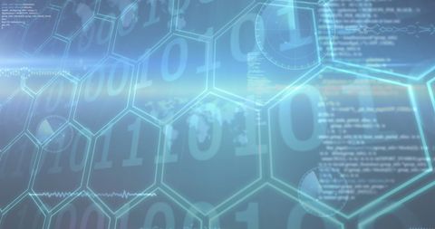 Cybersecurity Data Streams in Digital Network - Download Free Stock Images Pikwizard.com