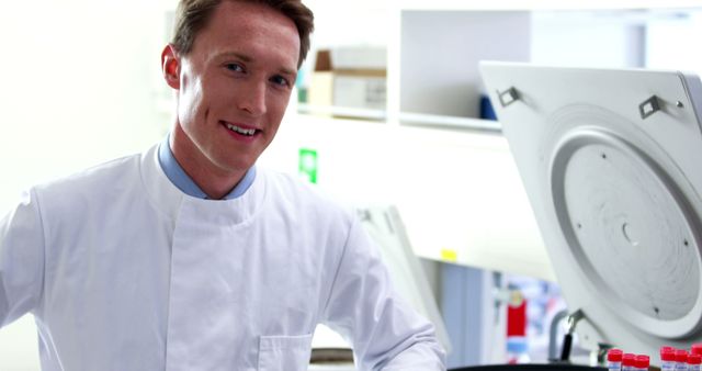 Young Scientist Working in Modern Laboratory - Download Free Stock Images Pikwizard.com