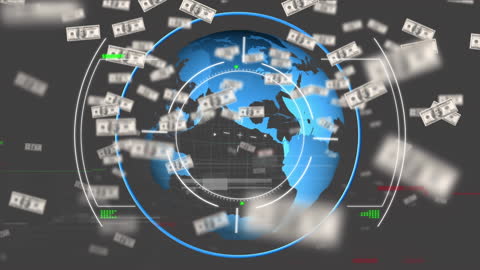 Digital Representation of Global Finances and Currency Flow