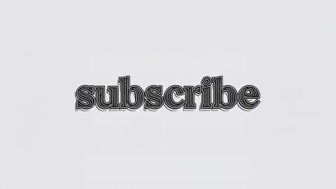 Minimalist Subscribe Animation Scaling Up with Concentric Outlines for YouTube and Social