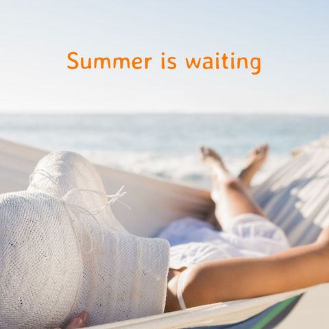 Relaxing by the Sea with a Summer vibe - Download Free Stock Templates Pikwizard.com
