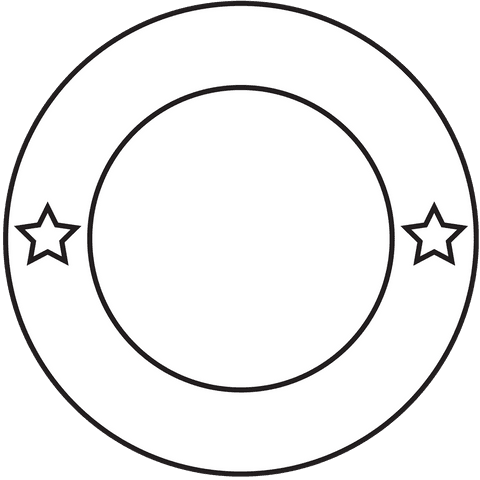 Abstract Circular Shape with Outer Stars, Transparent Background - Download Free Stock Videos Pikwizard.com