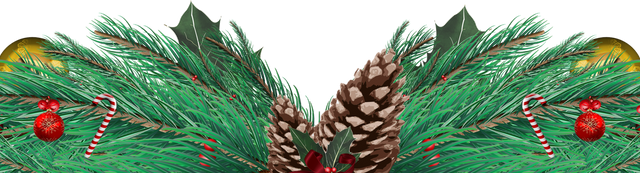 Transparent Fir Branch Frame with Pinecones and Festive Decorations - Download Free Stock Videos Pikwizard.com