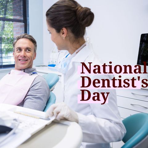 celebrating national dentist's day: happy dentist and patient interaction - Download Free Stock Templates Pikwizard.com