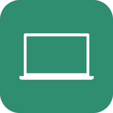 Transparent Laptop Icon on Green Background - Download Free Stock Videos Pikwizard.com