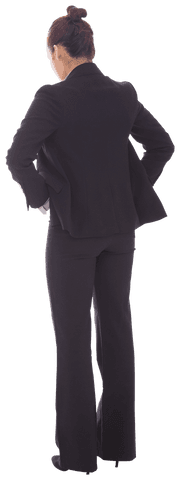 Confident Businesswoman Posing with Hands on Hips on Transparent Background - Download Free Stock Videos Pikwizard.com