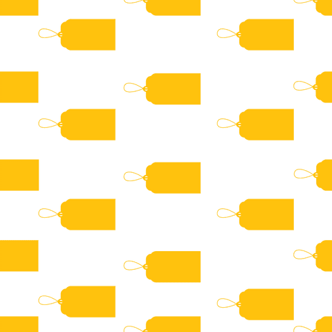 Yellow Tags Pattern on Transparent Background Seamless Design - Download Free Stock Videos Pikwizard.com