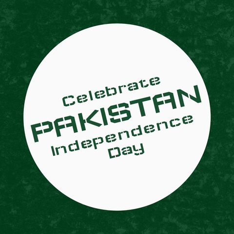 Celebrate pakistan independence day illustration