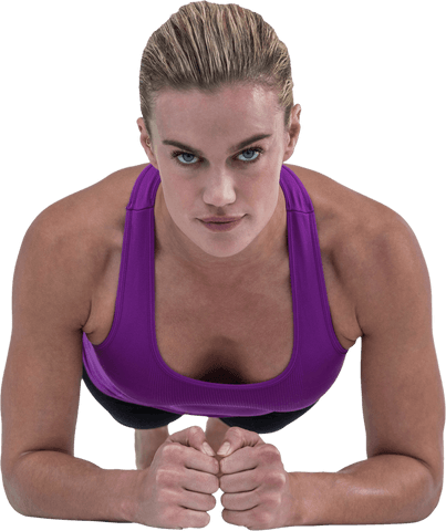 determined athlete in transparent background concentrate planking pose - Download Free Stock Videos Pikwizard.com