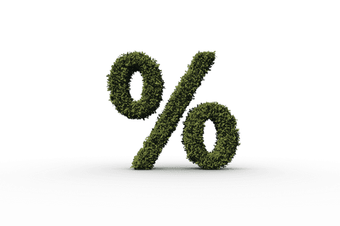 3D Floral Percent Symbol on Transparent Background - Download Free Stock Videos Pikwizard.com