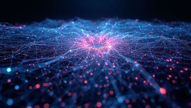 Glowing Virtual Network Nodes with Dynamic Connections